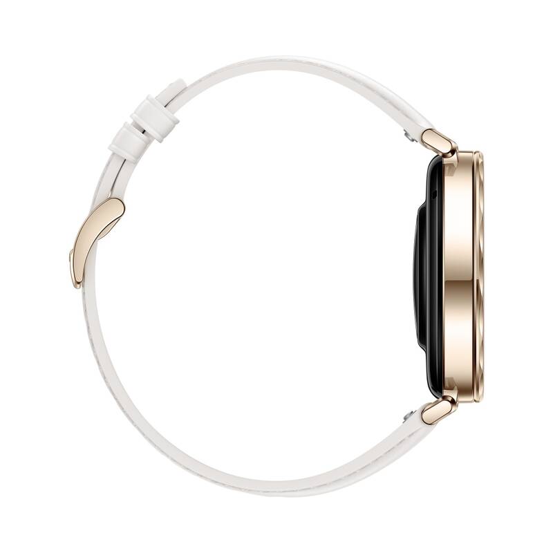 Chytré hodinky Huawei Watch GT 5 41 mm NFC - Gold + White Composite Leather Strap (55020DJT) - Obrázek 6