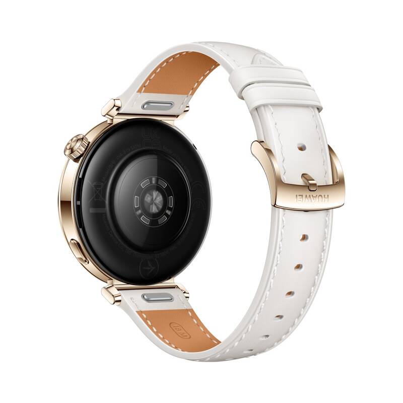 Chytré hodinky Huawei Watch GT 5 41 mm NFC - Gold + White Composite Leather Strap (55020DJT) - Obrázek 7