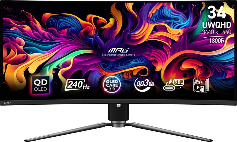 Herní monitor MSI MPG 341CQPX QD-OLED (MPG 341CQPX QD-OLED) černý - Obrázek 5