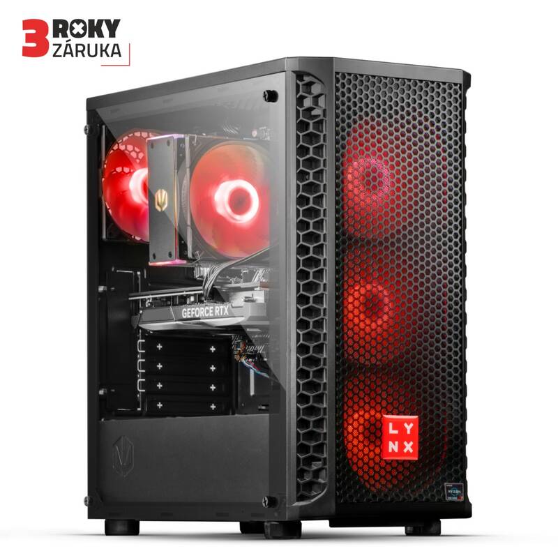Herní počítač Lynx Challenger + Norton 360 STANDARD 10 GB + VPN 1 uživatel/1 zařízení na 1 rok (10463144) černý - Obrázek 4