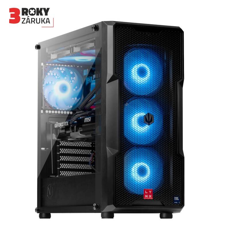 Herní počítač Lynx Challenger + Norton 360 STANDARD 10 GB + VPN 1 uživatel/1 zařízení na 1 rok (10463143) černý - Obrázek 5