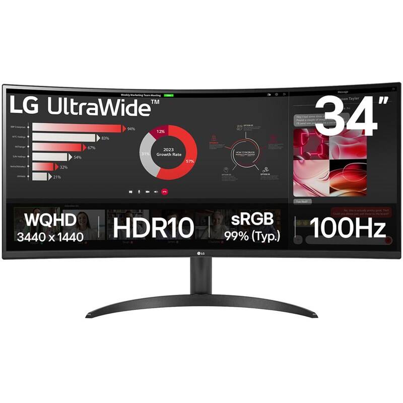 Monitor LG UltraWide 34WR50QK-B (34WR50QK-B.AEU) černý
