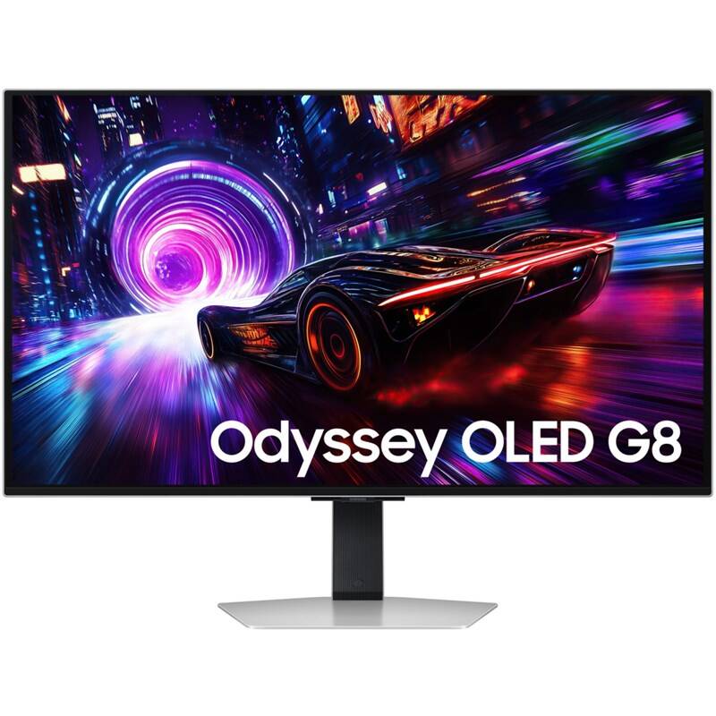 Herní monitor Samsung Odyssey OLED G8 (LS32FG810SUXEN) stříbrný