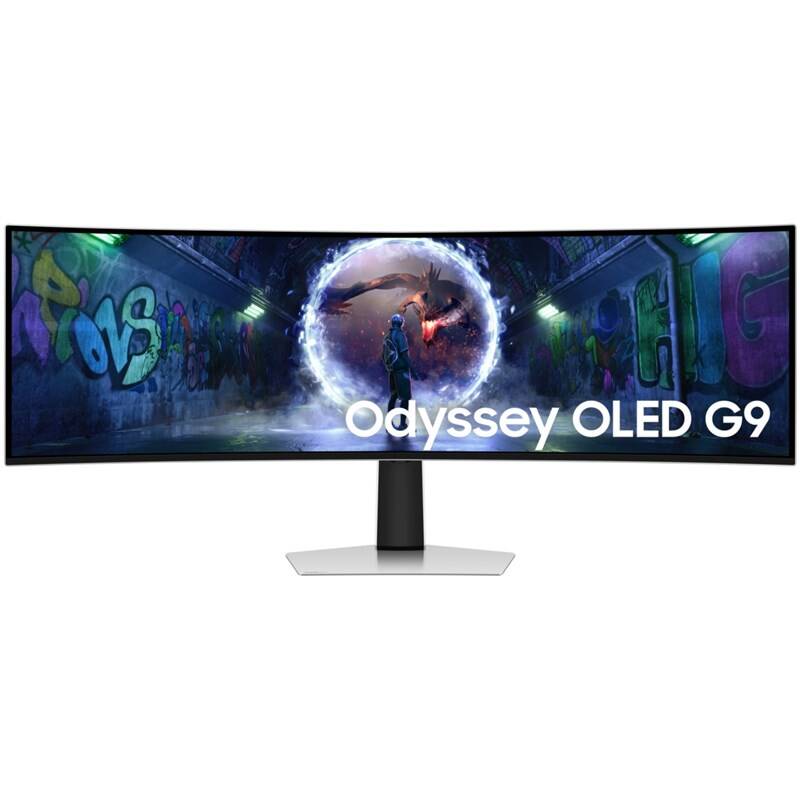 Herní monitor Samsung Odyssey OLED G9 (LS49DG934SUXEN) stříbrný