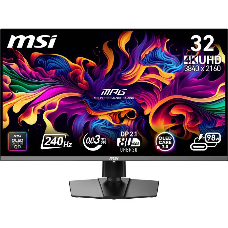 Herní monitor MSI MPG 322URX QD-OLED (MPG 322URX QD-OLED) černý