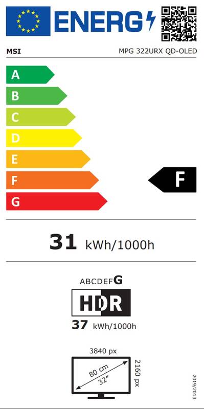 Herní monitor MSI MPG 322URX QD-OLED (MPG 322URX QD-OLED) černý - Obrázek 2