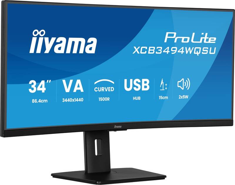 Monitor IIYAMA ProLite XCB3494WQSU-B1 (XCB3494WQSU-B1) černý - Obrázek 5