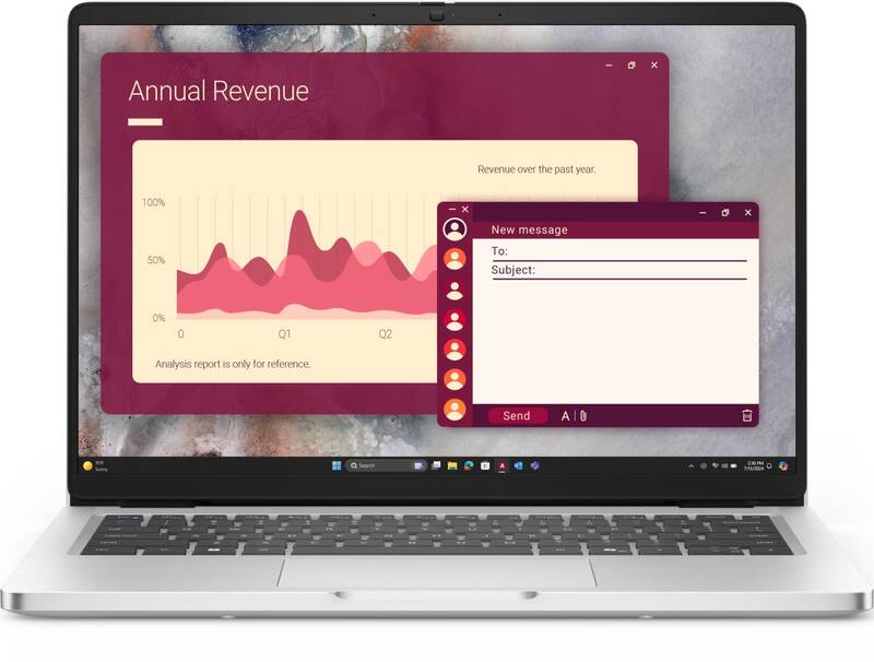 Dell Pro 14 PC14250 (7KFR1) stříbrný - Obrázek 4
