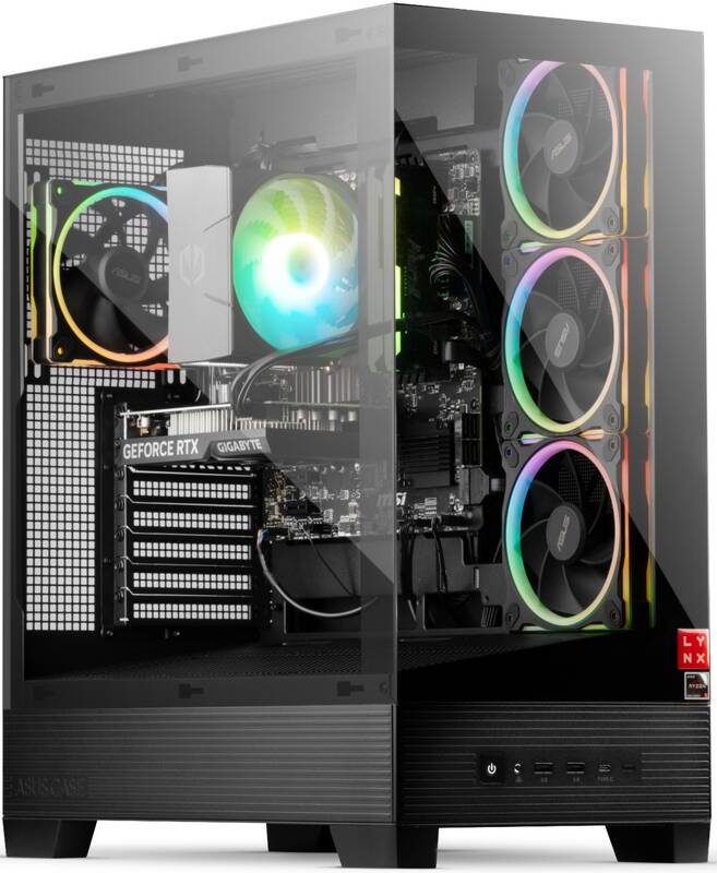 Herní počítač Lynx Challenger + Norton 360 STANDARD 10 GB + VPN 1 uživatel/1 zařízení na 1 rok (10463170) černý - Obrázek 4