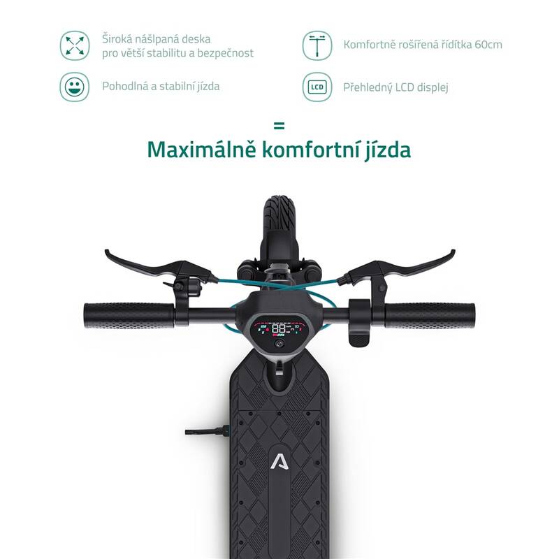 LAMAX eGlider SC40 černá/tyrkysová - Obrázek 6