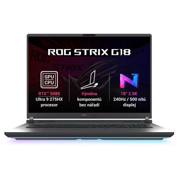 Asus ROG Strix G18 (G815LW-NEBULA003W) šedý - Obrázek 4