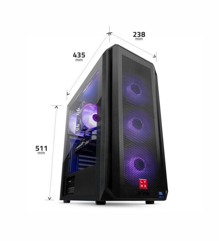 Herní počítač Lynx Challenger Ultra + Norton 360 STANDARD 10 GB + VPN 1 uživatel/1 zařízení na 1 rok (10463172) černý - Obrázek 7