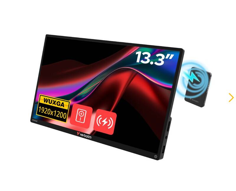Monitor Verbatim PMT-13,3 (32087) černý - Obrázek 3