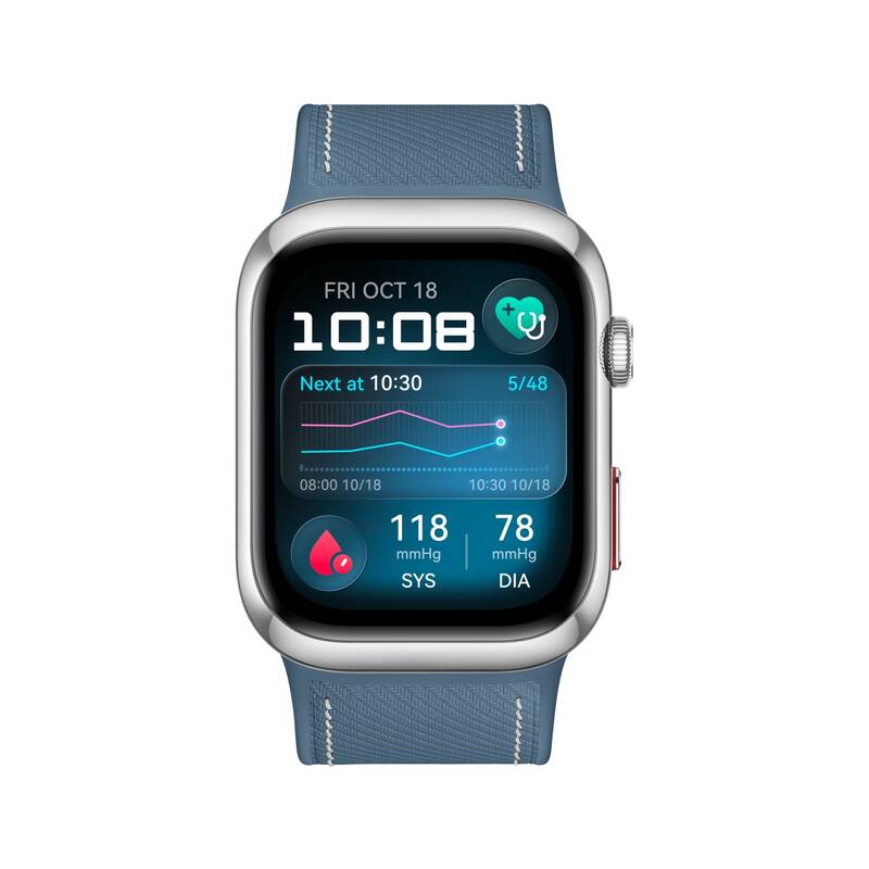 Chytré hodinky Huawei Watch D2 (55020FKE) modré - Obrázek 3