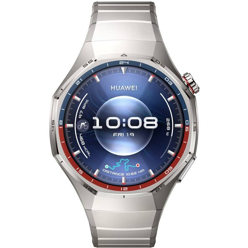 Chytré hodinky Huawei Watch GT 6 Pro 46 mm NFC (55020FTT) titanium