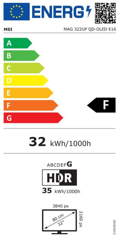 Herní monitor MSI MAG 322UP QD-OLED E16 (MAG 322UP QD-OLED E16) černý - Obrázek 2