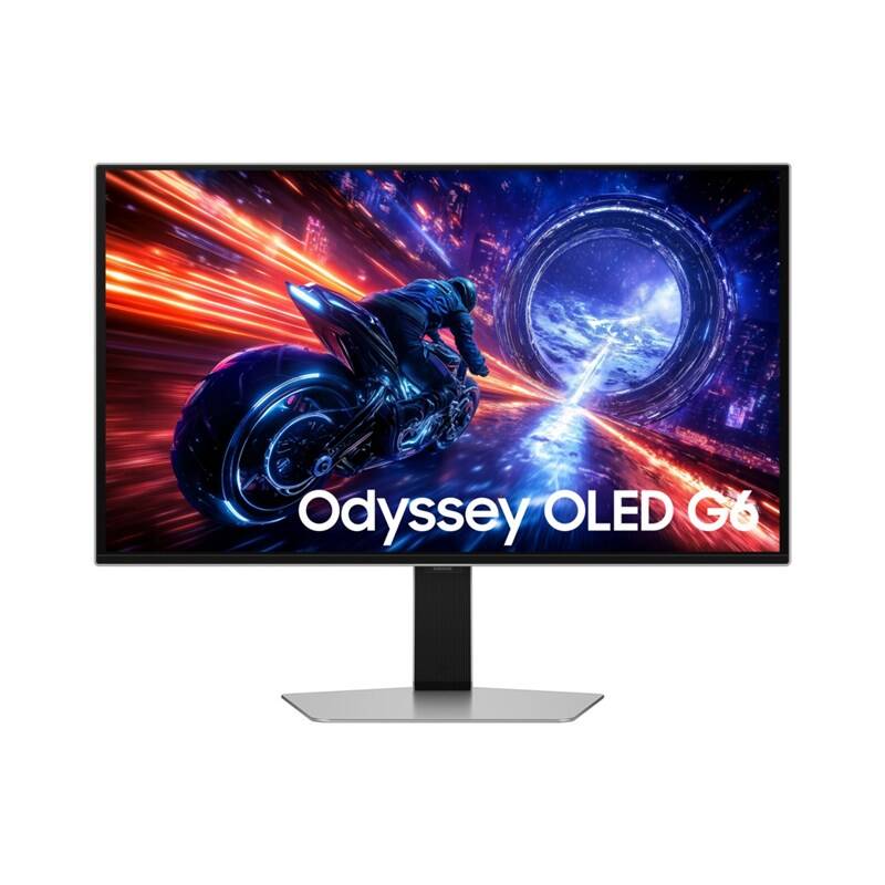 Herní monitor Samsung Odyssey OLED G6 G60SF (LS27FG602SUXEN) stříbrný