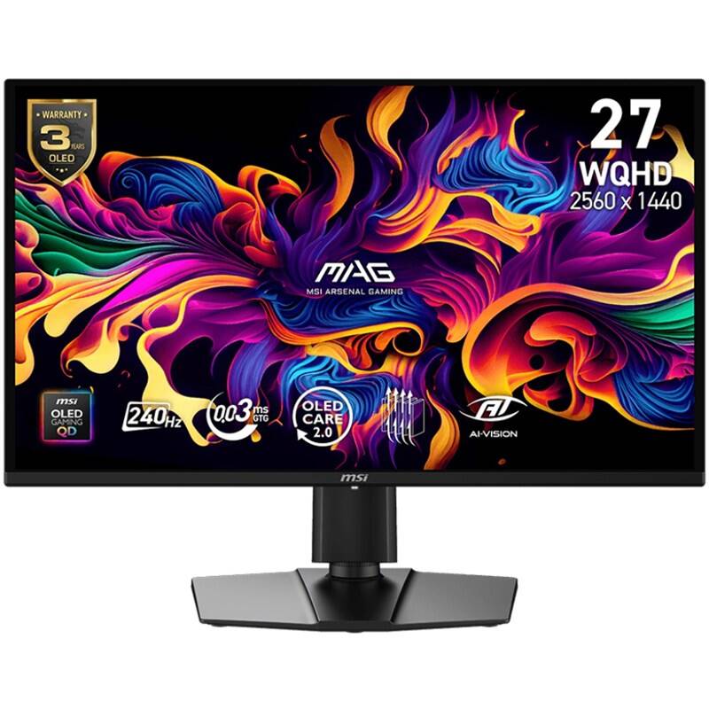 Herní monitor MSI MAG 274QP QD-OLED X24 (MAG 274QP QD-OLED X24) černý