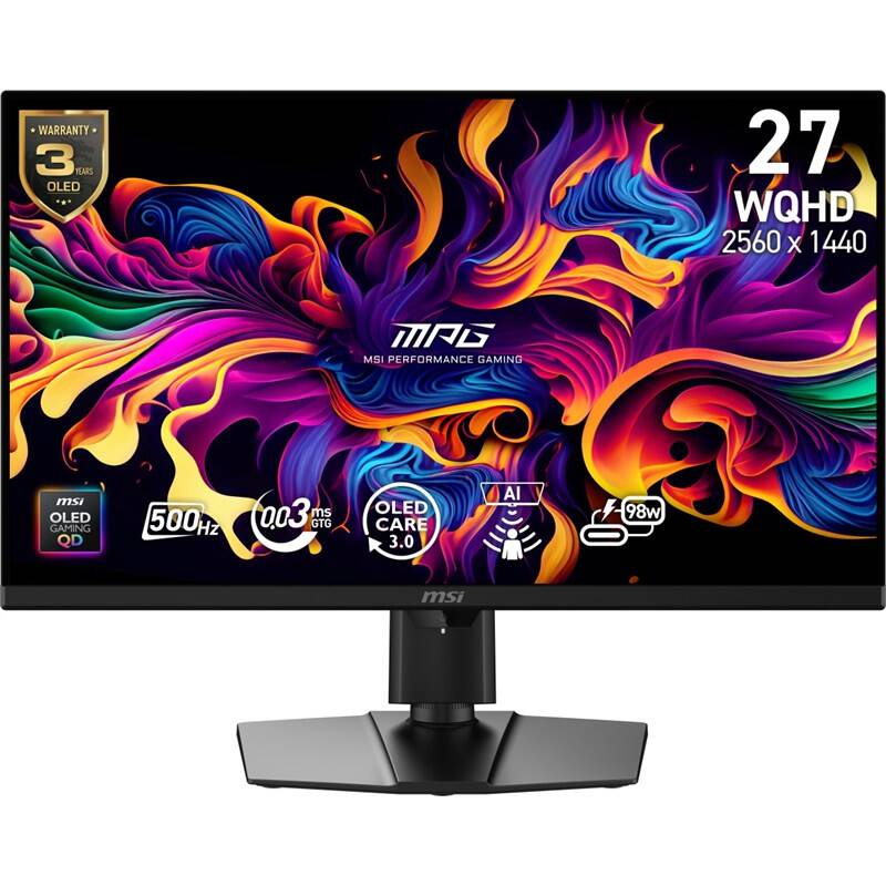 Herní monitor MSI MPG 271QR QD-OLED X50 (MPG 271QR QD-OLED X50) černý