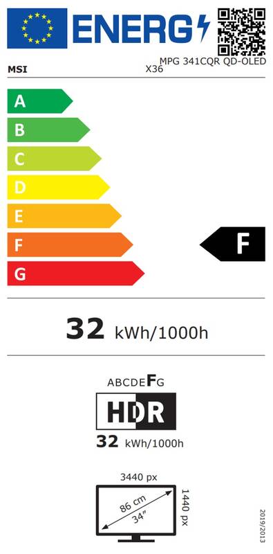 Herní monitor MSI MPG 341CQR QD-OLED X36 (MPG 341CQR QD-OLED X36) černý - Obrázek 2