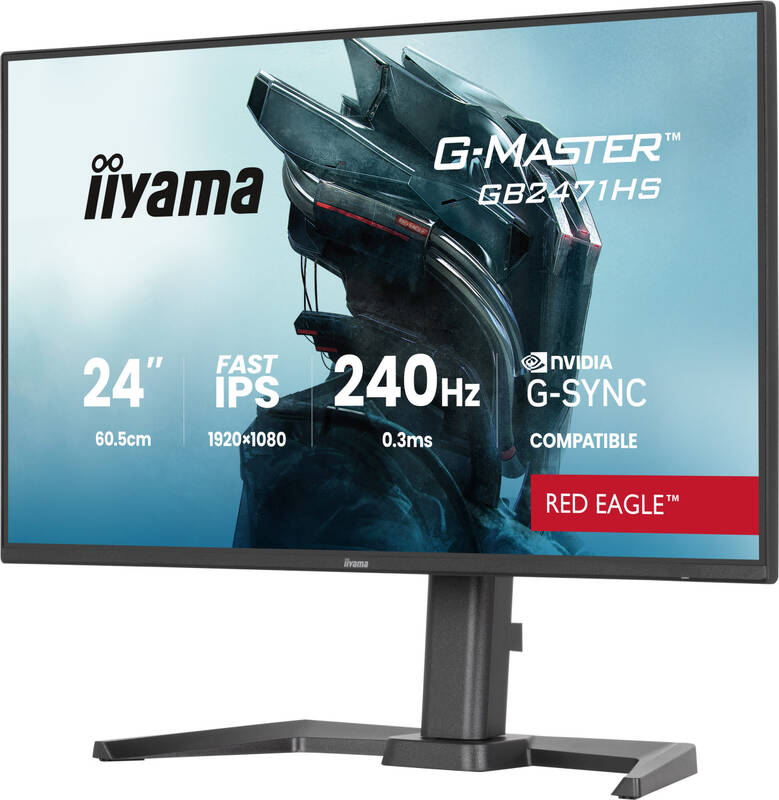 Herní monitor IIYAMA G-Master GB2471HS-B1 (GB2471HS-B1) černý - Obrázek 3