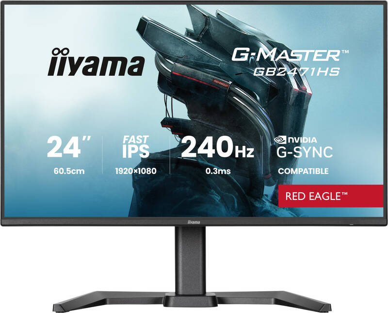 Herní monitor IIYAMA G-Master GB2471HS-B1 (GB2471HS-B1) černý - Obrázek 4