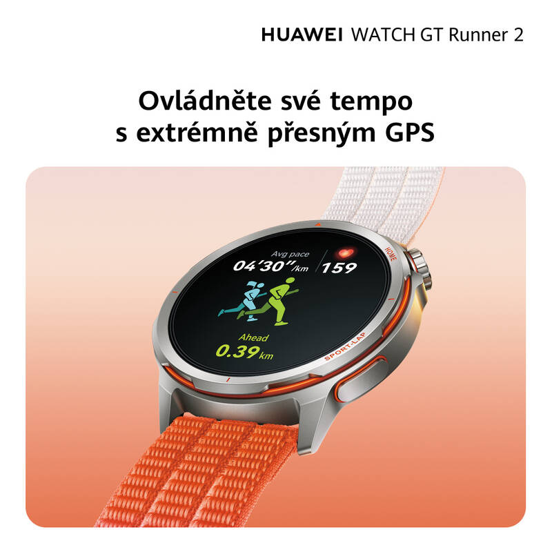Chytré hodinky Huawei Watch GT Runner 2 NFC (55020HGV) modré - Obrázek 9
