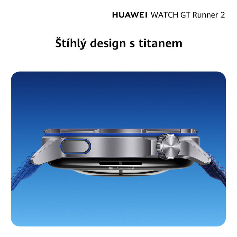 Chytré hodinky Huawei Watch GT Runner 2 NFC (55020HGV) modré - Obrázek 11
