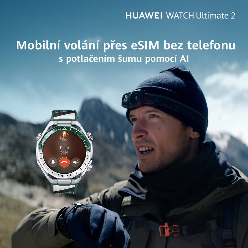 Chytré hodinky Huawei Watch Ultimate 2 NFC (55020GNT) zelené - Obrázek 17