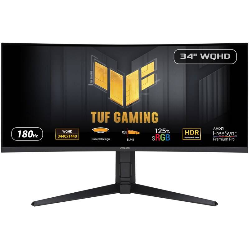 Herní monitor Asus TUF Gaming VG34VQL3A (90LM06F0-B02E70) černý