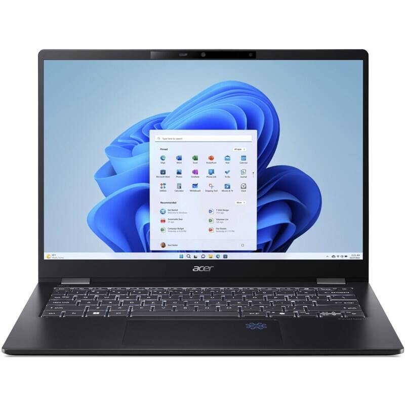 Acer TravelMate P6 14 AI (TMP614-54T-TCO-72M8) (NX.BJMEC.00A) černý