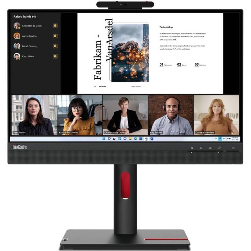 Monitor Lenovo ThinkCentre TIO-22 Gen5 (12N8GAT1EU) černý