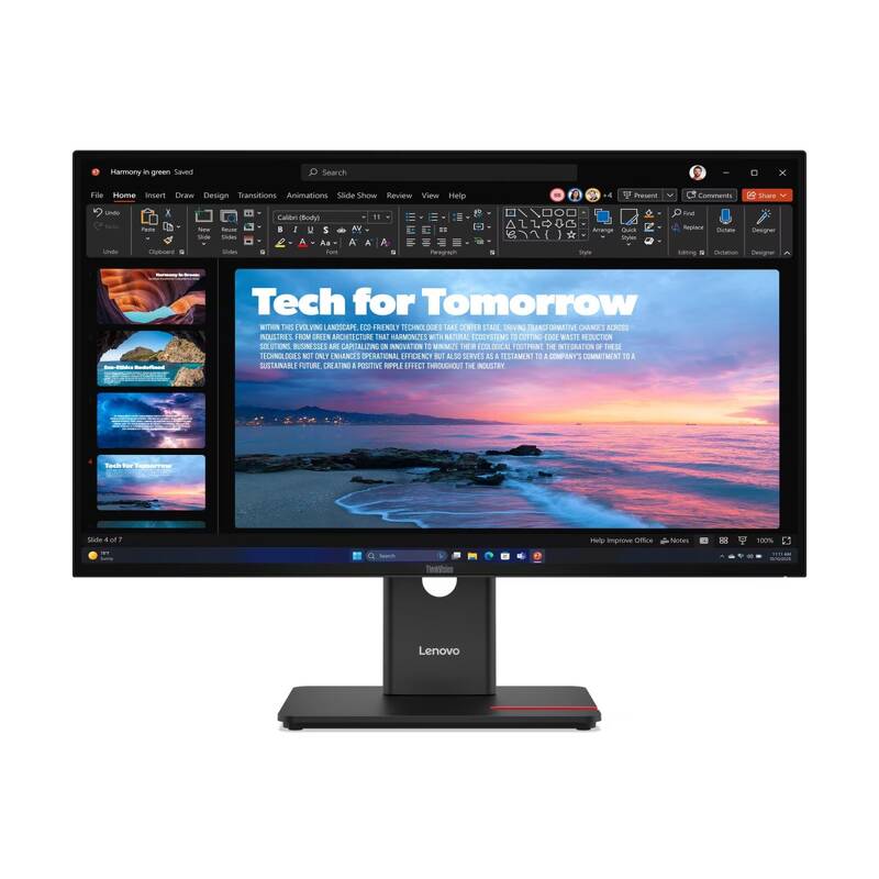 Monitor Lenovo ThinkVision T27QD-40 s webkamerou MC60 (64AAZAT2EU) černý - Obrázek 4