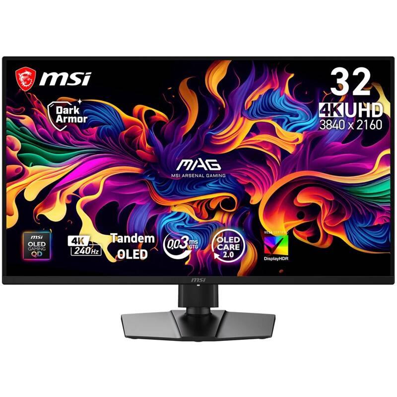 Herní monitor MSI MAG 321UP QD-OLED X24 (MAG 321UP QD-OLED X24) černý