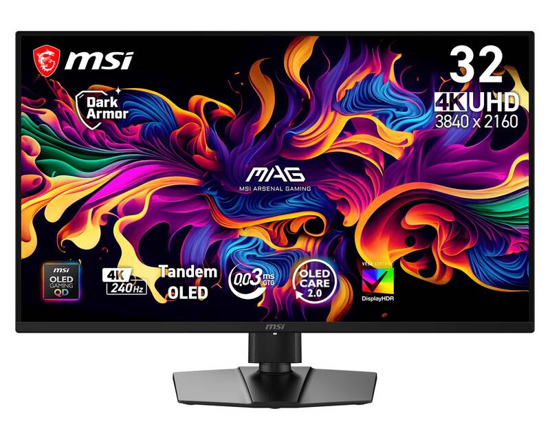 Herní monitor MSI MAG 321UP QD-OLED X24 (MAG 321UP QD-OLED X24) černý - Obrázek 4