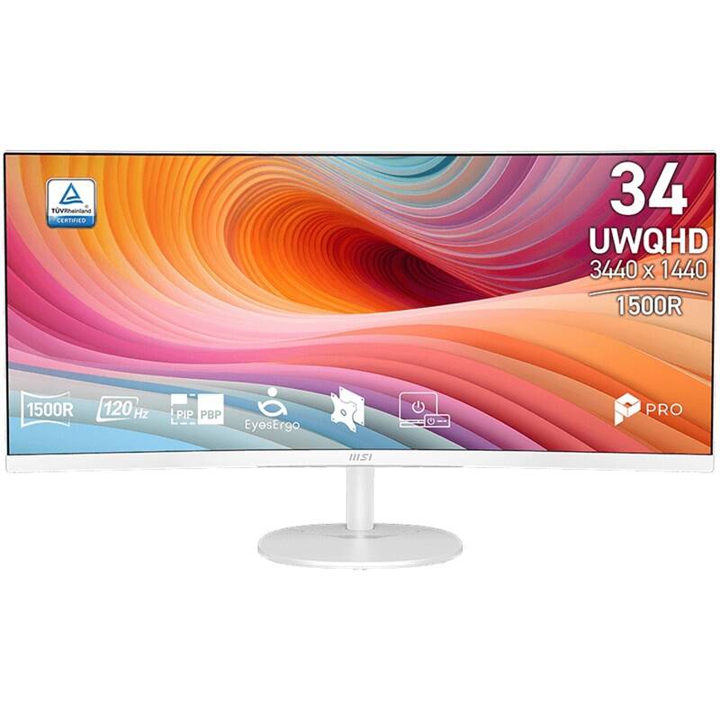Monitor MSI PRO MP341CQW E12 (PRO MP341CQW E12) bílý
