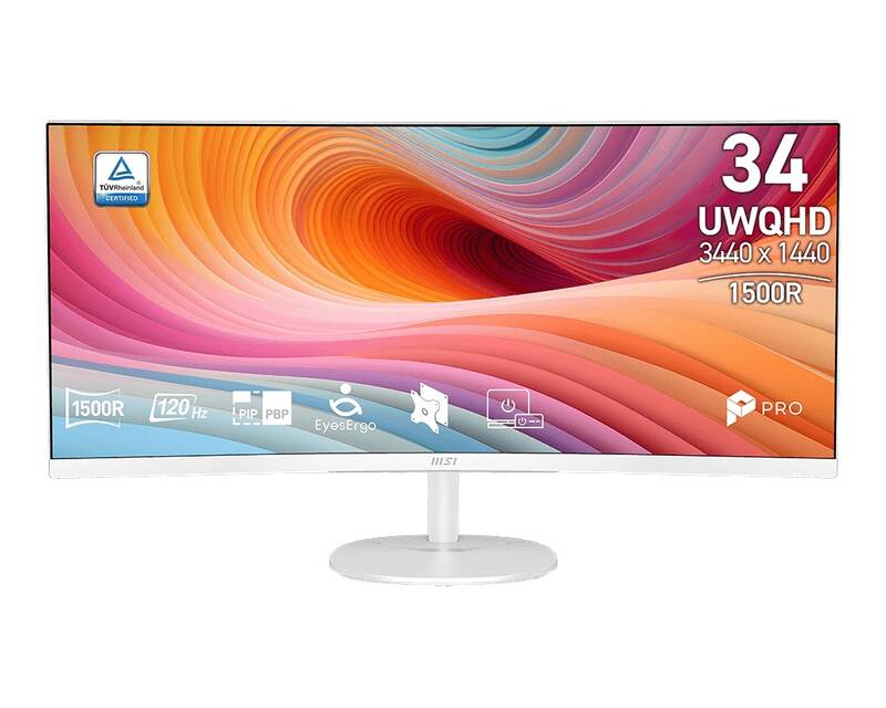 Monitor MSI PRO MP341CQW E12 (PRO MP341CQW E12) bílý - Obrázek 4