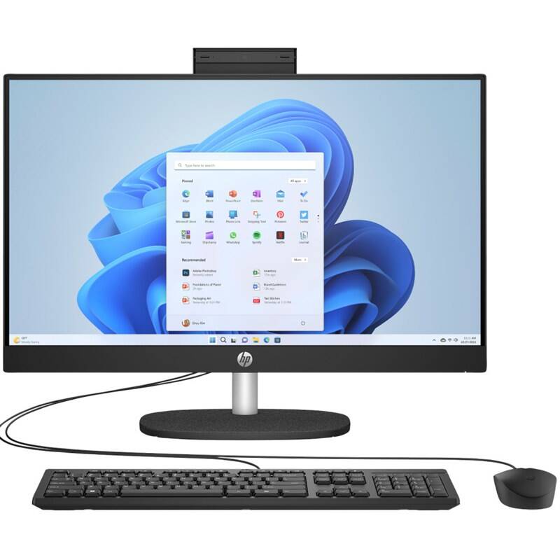 HP 24-cr0028nc + Game Pass předplatné na 2 měsíce (DS1A4EA#BCM) černý