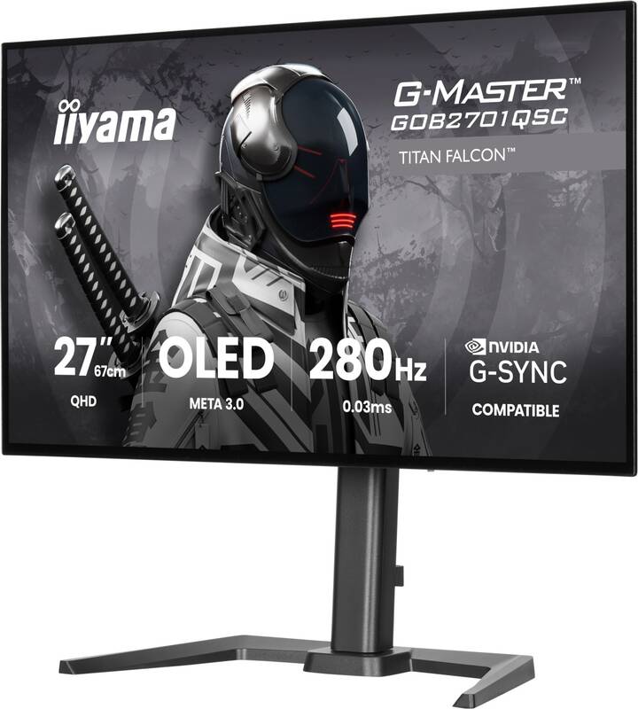 Herní monitor IIYAMA G-Master GOB2701QSC-B1 (GOB2701QSC-B1) černý - Obrázek 3