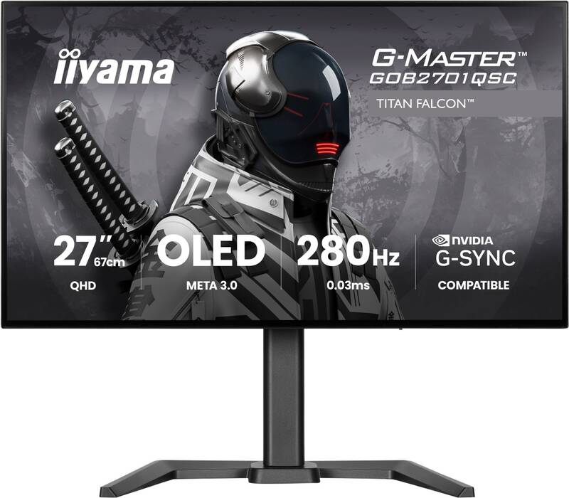 Herní monitor IIYAMA G-Master GOB2701QSC-B1 (GOB2701QSC-B1) černý - Obrázek 4