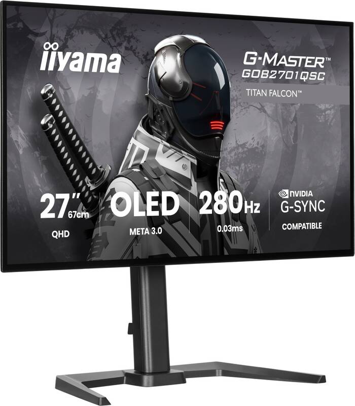 Herní monitor IIYAMA G-Master GOB2701QSC-B1 (GOB2701QSC-B1) černý - Obrázek 5