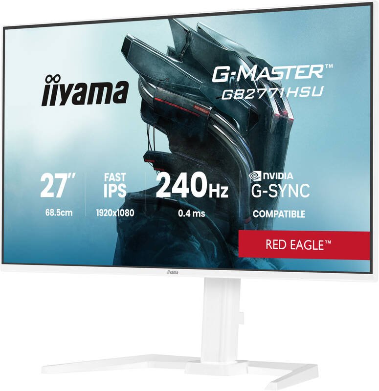 Herní monitor IIYAMA G-Master GB2771HSU-W1 (GB2771HSU-W1) bílý - Obrázek 3
