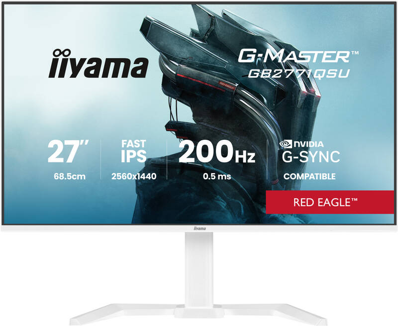 Herní monitor IIYAMA G-Master GB2771QSU-W1 (GB2771QSU-W1) bílý - Obrázek 4