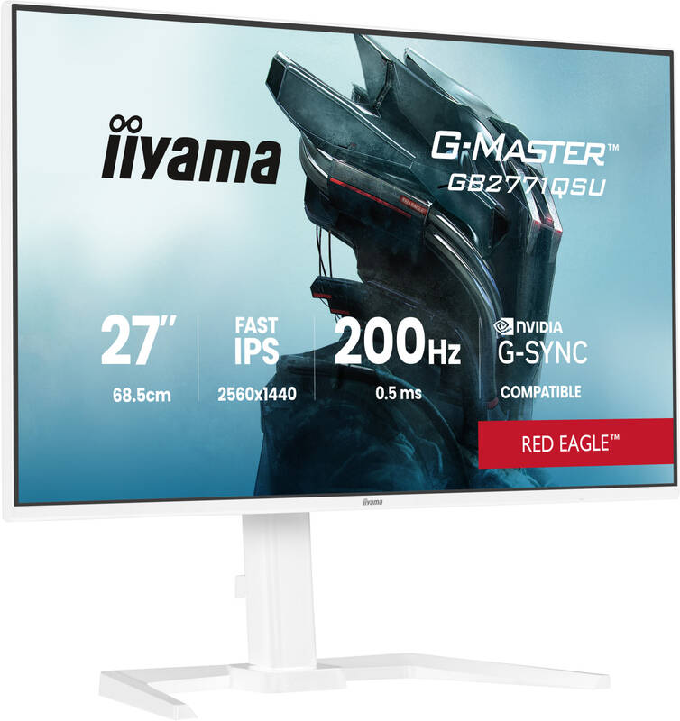 Herní monitor IIYAMA G-Master GB2771QSU-W1 (GB2771QSU-W1) bílý - Obrázek 6