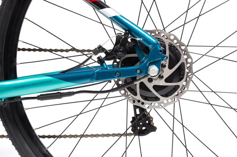 Olpran e-Gravel 17" černá/zelená - Obrázek 21