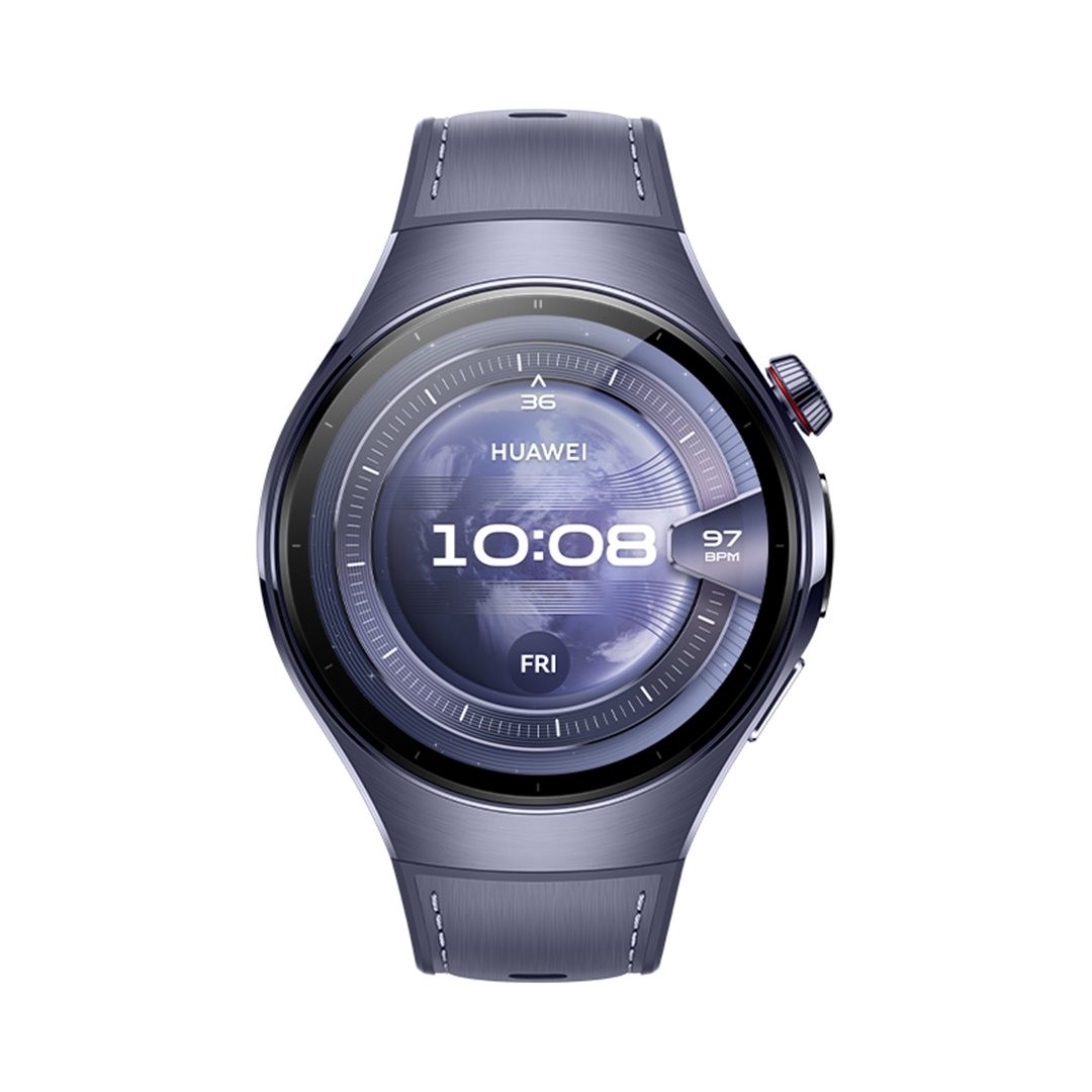 Chytré hodinky Huawei Watch 5 46 mm LTE NFC - Purple + Purple Composite Strap (55020EVX) fialové