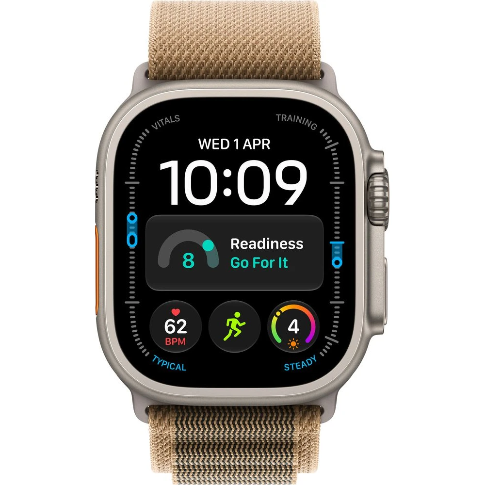 Apple Watch Ultra 4 49mm Přírodní titan s pouštním Alpským tahem M - Obrázek 2