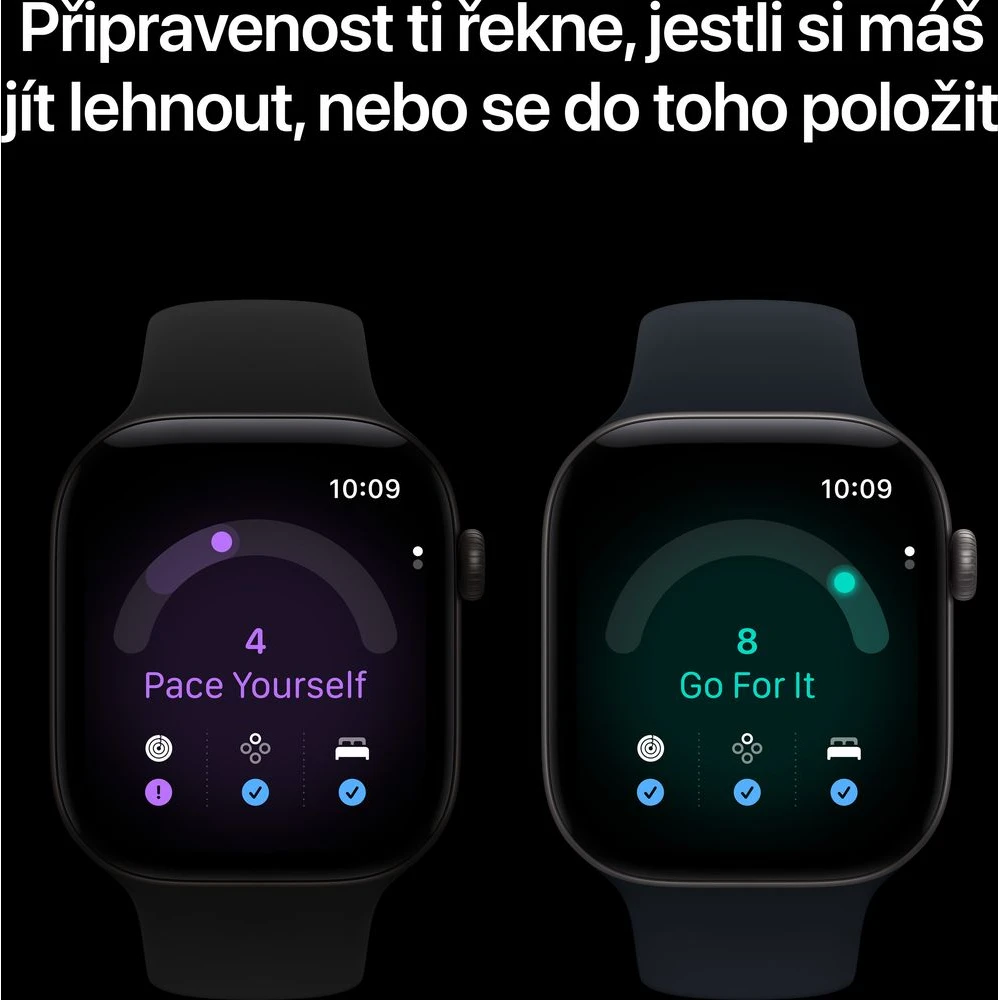 Apple Watch Series 12 Cellular (42mm) Perlově bílá keramika s pískovým sportovním řemínkem S/M - Obrázek 4