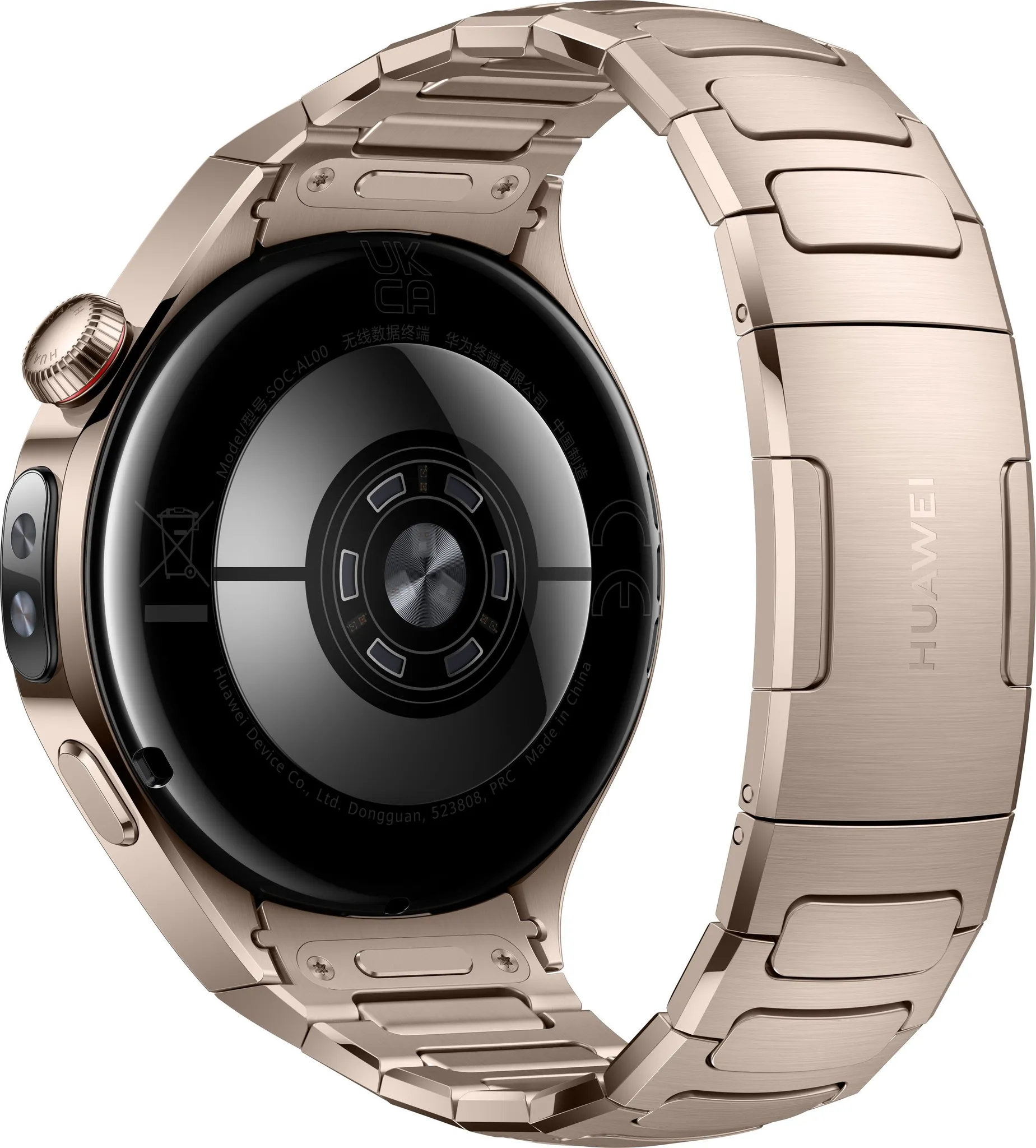 Chytré hodinky Huawei Watch 5 42 mm LTE NFC - Gold + Titanium Strap (55020EWC) zlaté - Obrázek 4