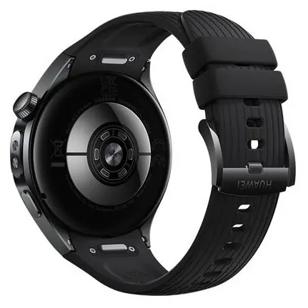 Chytré hodinky Huawei Watch 5 46 mm LTE NFC - Black + Fluoroelastomer Strap (55020EWB) černé - Obrázek 4